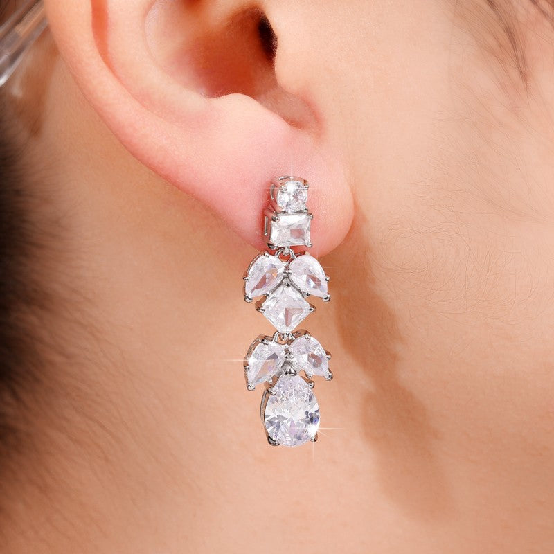 LOLstudio Zircon Diamond Chandelier Earring LOLB12