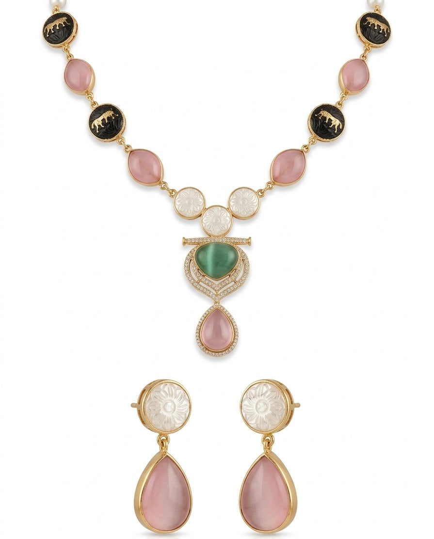 The Empress Rose & Emerald Heritage Set