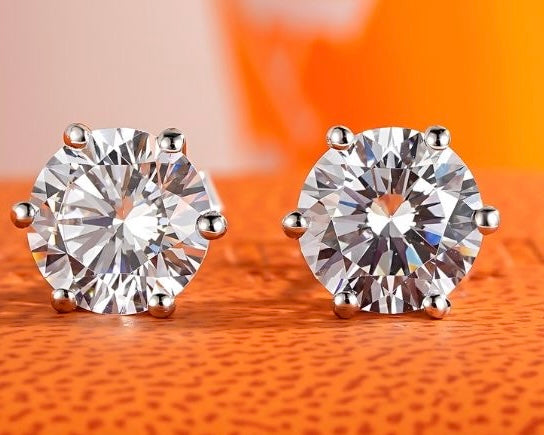 Zircon Solitaire Stud DailyWear & Corporate Wear Earring F37