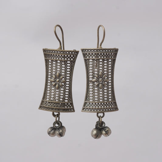 LOLstudio Bohemian Silver Hoop Earring B116