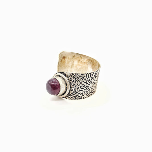 LOLstudio Brown Stone Adjustable Ring B60